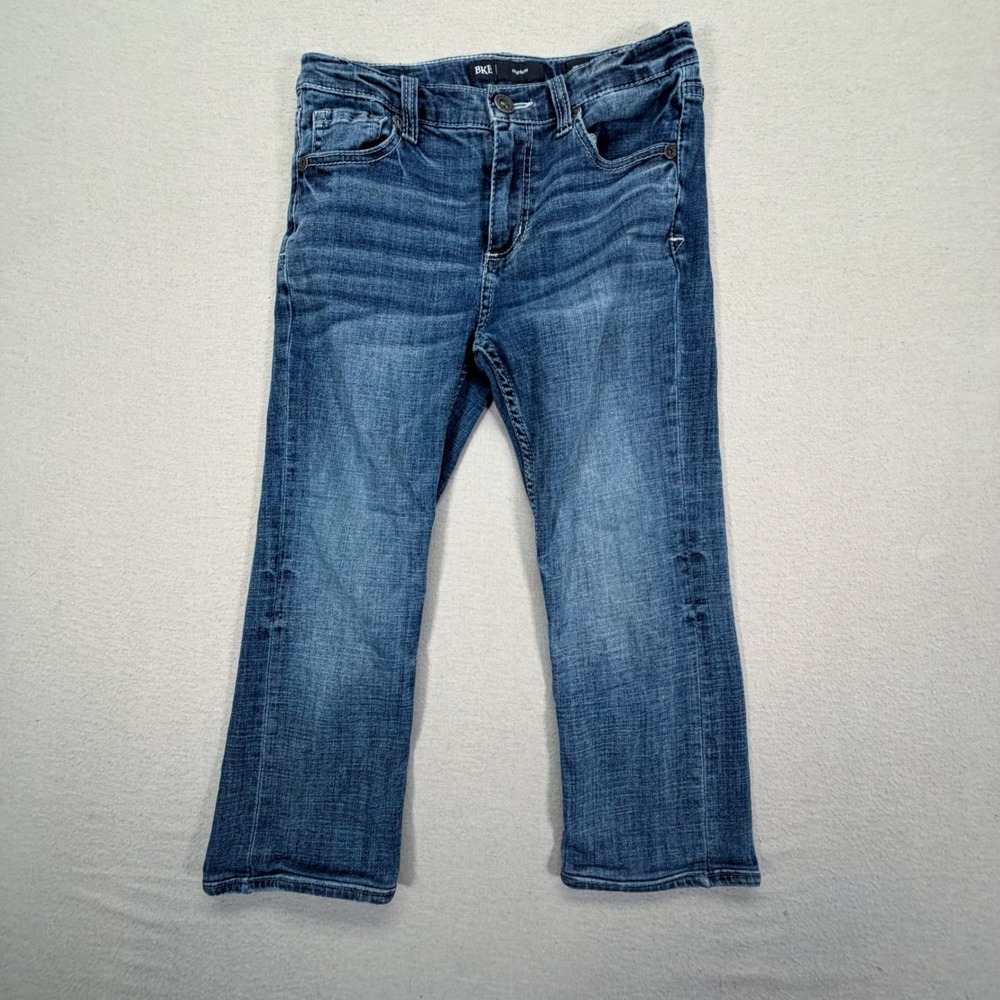 BKE Hudson Jeans Kids Size 10 Regular Good Blue Straight Leg Coolmax Denim